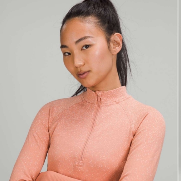 Lululemon Rest Less Half Zip Cropped Size 10 (L) Long sleeve top - Picture 3 of 5